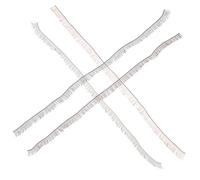 HAPINARY 4pcs Doll False Eyelashes Multi Color DIY Simulated Eyelash Strips for Crafting Natural Look Decorative Accessories