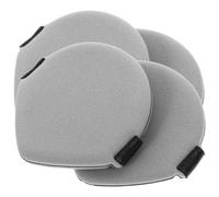 HAPINARY 4pcs Double-Sided Makeup Blotting Rounds for Wet or Dry Use Blending Applicator for Liquid Foundation for Skin Types