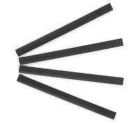 HAPINARY 4pcs Dustpan Edge Strips Durable Rubber Replacement for Garbage Dustpans Lightweight and Flexible Design Compatible with Various Cleaning Tools Protection and Easy Installation