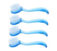 HAPINARY 4pcs Facial Cleaning Brush Brush Deep Pore Scrubber for Blackhead Whitehead Removal Spa Quality Face Scrub Random Color