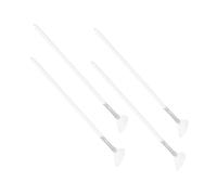 HAPINARY 4pcs Fan Makeup Brush Long Handle Facial Mask Applicators for Easy Skincare Application Gentle Soft Bristles for Creams and Masks for Hard to Reach Areas
