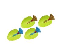 HAPINARY 4Pcs Faucet Extenders for Easy Install Hand Washing Tools with Cartoon Design Bath Faucet Extension in Assorted Blue and Brown Colors Bathroom Helper for Splash Reduction