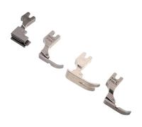 HAPINARY 4pcs Industrial Sewing Machine Walking Foot Presser Feet Kit in Steel for Edge Stitching and Versatile Design Compatible with Models P351 S518ns P36n P36ln Suitable for Garment
