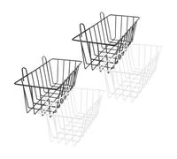 HAPINARY 4pcs Metal Rabbit Hay Feeder for Cage Small Animal Hay Rack Holder Bunny Guinea Pig Ferret Rack