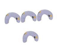 HAPINARY 4pcs Pet Neck Pillow Dog Neck Pillow Little Pillow for Cats Kitten Neck Cushion Cat Neck Protective Sleeping Cushion Lovely Pet Sleeping Pillow Dog Pillow