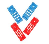 HAPINARY 4pcs Pigeon Foot Ring Holder Rack Multi-color Space-saving Storage for Bird Leg Rings Poultry Identification Convenient Management and Easy Observation