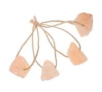 HAPINARY 4pcs Pink Salt Lick Blocks for Livestock Natural Mineral Treats for Goats Horses and Deer Supports Health with Essential Nutrients Each
