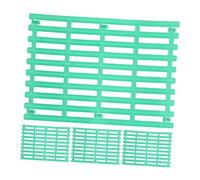 HAPINARY 4PCS Plastic Rabbit Cage Mats with Dense Drainage Comfortable Foot Support Pads for Small Animals Including Bunny Hamster Rat Chinchilla Guinea Pig Cats and Dogs DIY Cut for Leak