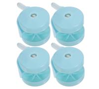 HAPINARY 4pcs Plug in Replacement Trolley Wheels with Wear-Resistant Plastic Construction, Easy Maintenance Stroller Parts for Outdoor Use, for Learning to Walk