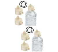 HAPINARY 4pcs Reactor Bottle Caps for Aquarium Carbon Dioxide Diffuser for Planted Tanks Easy Installation High-resilience Material Compatible Systems