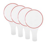 HAPINARY 4pcs Score Board Classroom Voting Paddles Handheld Dry Erase Paddle Dry Erase Lap Boards Signs Red Green Mini Jar Blank Board Writing Board Face Down Child Foam