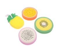 HAPINARY 4pcs Shower Sponge Bathing Skin Scrubber Exfoliating Sponge Body Scrubber Natural Sea Easy to Use