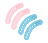 HAPINARY 4pcs Silicone Bibs Extender Eating Bibs Boy Girl Extender for Weaning Born Random Color