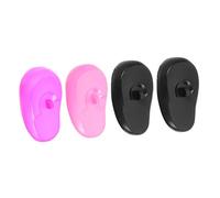 HAPINARY 4pcs Silicone Ear Covers for Hair Dying Heat Protection Ear Caps for Salon Home Use Silicone Design to Prevent Dye Staining and Protect from Heat