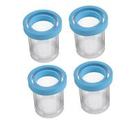 HAPINARY 4pcs Tank Divider Accessory Fish Breeding Cage Fish Separator Floating Egg Chamber Aquarium Separator Aquarium Isolation Case Egg Incubator Betta Breeding Tank Blue