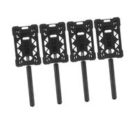 HAPINARY 4pcs Telescopic Parking Card Holder Rod Extended Reach Garage Parking Assist for Contactless Toll Swiping Gate Drop Rod for Vehicle Truck Car Accessories Hygienic Payment Tool