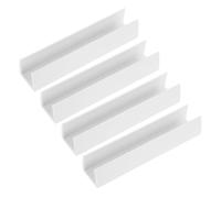 HAPINARY 4pcs u Shape Reinforcement Groove for Pet Dog Fence Safety Gates Extension Gate Accessories for Home Boy Girl Protection