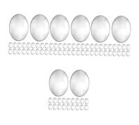 HAPINARY 4sets Diy Nail Holders Nail Display Stand Shapes Chart Colour Display Tips for Art Creations 30pcs*4
