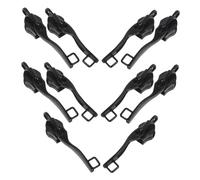 HAPINARY 5 Pairs Heavy Duty Alloy Zipper Pulls Small Detachable Replacement Tabs for Luggage Bags Jackets Boots Anti-Theft Single Lock Design for Secure Travel Maintenance