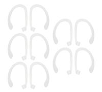 HAPINARY 5 Pairs Lightweight Silicone Ear Hooks Wireless Earphone Holder Compatible with Airpods Comfortable Protective Earhooks for Running Video Calls and Secure Fit