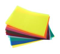 HAPINARY 50 Sheets Translucent Colored Cellophane Sheets Multi-colored Craft Paper for DIY Art Projects Candy Wrapping Light Diffusing Film Educational Decorative Film