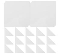 HAPINARY 500Pcs Book Corner Protectors Triangle Stick-On Page Guards for Journals and Reports School and Office Paper Corner Covers