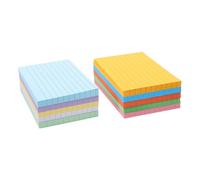 HAPINARY 500pcs Small Lined Index Cards Portable Memo Notepads Tear Resistant Paper Cards for Study Office Meetings to Do List and Word Recording