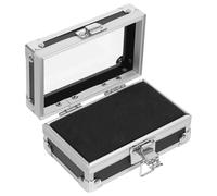HAPINARY 50holes Sanding Head Storage Box Portable Nail Bits Display Holder Nail Bit Organizer