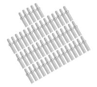 HAPINARY 50Pcs 4.2Mm Inner Diameter Aluminum Arrow Nocks Tails Accessories Silver Bow Archery Nock Tails for Outdoor Hunting and Target Shooting