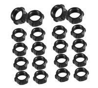 HAPINARY 50pcs Car Phone Mount Replacement Parts Wireless Charging Ball Joint Fixed Adapter Nuts Plastic Nut Caps Screw for Smartphones