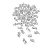 HAPINARY 50pcs Double-sided Alloy Pi Yao Charms for DIY Jewelry Making Feng Shui Pendants for Bracelets Necklaces Earrings Unique Wealth Figurine Accessories