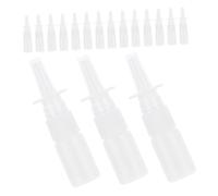 HAPINARY 50pcs Fine Mist Spray Bottles Refillable Plastic Nasal Atomizer Containers Portable Leakproof Empty Nasal Spray for Travel Makeup Gardening