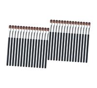 HAPINARY 50pcs Makeup Beauty Brow Eyebrow Tint Eyeshadow Brush Eyebrow Brush Makeup Tool Portable