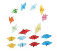 HAPINARY 50pcs Origami Paper Cranes Lightweight Decorative Wedding Photo Props Bridal Shower Hanging Decorations Japanese Paper Crafts