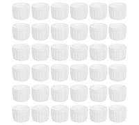 HAPINARY 50pcs Plastic Bottle Caps with 28mm Threaded Screw Top for Oral Supplement and Medicine Bottles, Easy Opening Design with User Friendly Grip Structure, Suitable for Homes