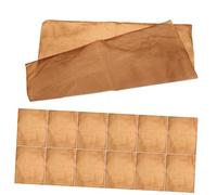 HAPINARY 50pcs Semi-raw Yanpi Calligraphy Paper Traditional Cicada Wing Texture Lightweight for Chinese Ink Wash Painting Artists Students