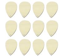 HAPINARY 50pcs Teardrop Wooden Earring Charms DIY Accessories Unfinished Earring Pendants with Hole for Jewelry Making Craft Supplies
