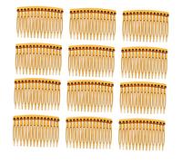 HAPINARY 50pcs Teeth Hair Side Combs for Women Hair Styling Tools Smooth Edges Portable Design for Easy Use for Updos and Everyday Hairstyles