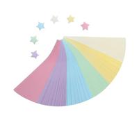 HAPINARY 540pcs Origami Lucky Star Paper Strips in Gradient 6 Pastel Colours, Paper Material for DIY Decoration and Therapeutic Benefits, for Parent Activities and Handmade Cards