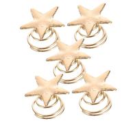 HAPINARY 5pcs Bridal Wedding Star Spiral Hair Clips Hair Pins Girls Accessories Decor