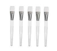 HAPINARY 5pcs Crystal Facial Mask Brush for Professional Home Use Soft Applicator for Facial Masks Eye and Diy Skincare Needs