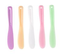 HAPINARY 5Pcs Facial Mask Plate and Stirring Sticks Cosmetic Mixing Tools for DIY Skincare for Easy Makeup Mask Blending