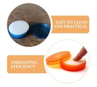 HAPINARY 5pcs Finger Wetting Sponge Pads for Counting Money Non-Slip Fingertip Moistener Tools Quick Water Absorption Cylinders for Office and Bank Cash Handling Multipurpose Finance