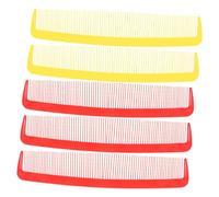 HAPINARY 5pcs Giant Wide Tooth Comb for Costume Party and Carnival Oversized Funny Hair Styling Props in Red and Yellow Humorous Cosplay Accessory for Halloween Festive Celebrations