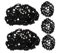 HAPINARY 5pcs Girls Rhinestone Headband Bonnet Ballet Hair Accessories for Women Wedding Net
