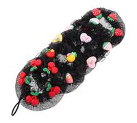 HAPINARY 5pcs Hair Donut Bun Maker for Women's Hair Quick Professional Styling with Invisible Finish Lace Hairnets for Dance Class and Neat Elegant Ballet Buns