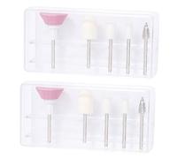 HAPINARY 5pcs Nail Art Tools Nail Polishing Heads for French Manicure for Accessories