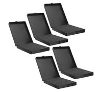 HAPINARY 5pcs Ring Storage Box Plastic Organizer Badge Display Box Flip-lid Sponge Liner for Medal Holder for Small Jewellery Storage