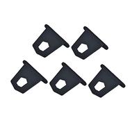 HAPINARY 5pcs Rubber Rv Awning Hooks Small Camper Awning Hangers for Motorhome Self-extruding Strip Channels Car Canopy Accessories