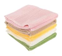HAPINARY 5Pcs Soft Cotton Towels Multi-Function Saliva and Hand Wiping Towels for Boy Girl Newborns and Gentle Absorbent Washable Essentials in Lovely Mixed Colors